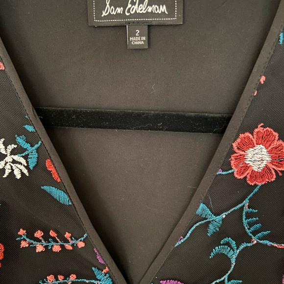 Sam Edleman floral mesh mini dress - Picture 5 of 7